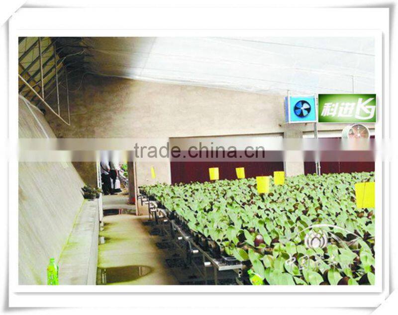 evaporative water cooling pad for gardening fields