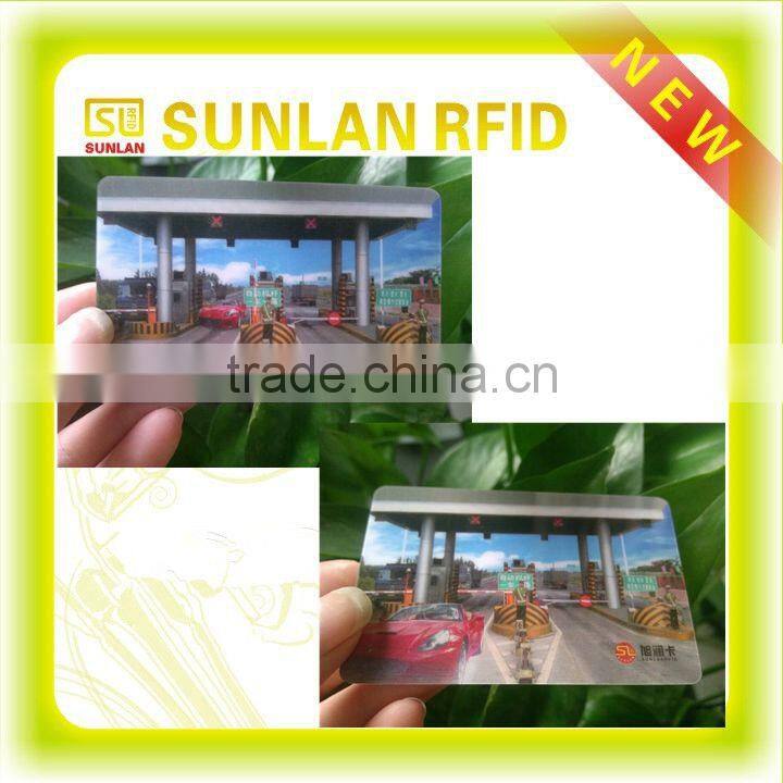 Wloelsale price ISO CR80 double beautiful printing Smart chip id card and ic card (TOP 10 Smart card factory)