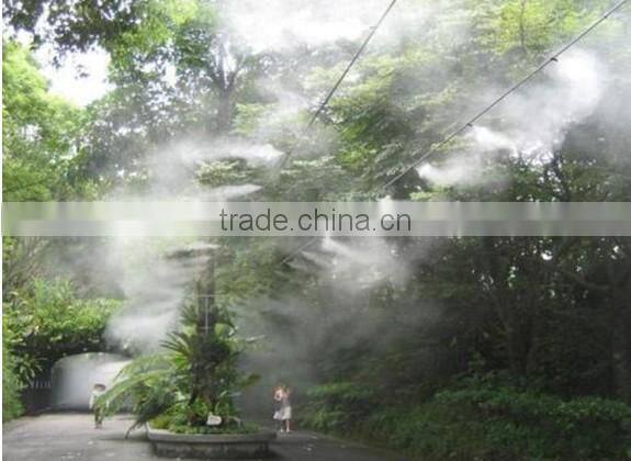 High pressure anti-drop mist spray nozzles with filter