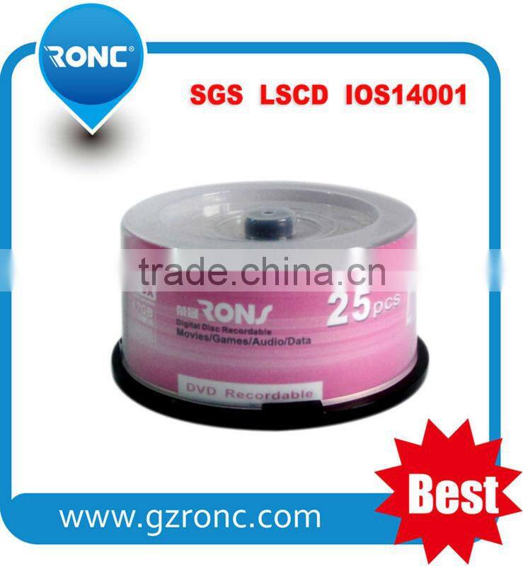 Wholesale Grade A+ blu ray bluray disc blueray 25GB 50GB 50pcs cake box