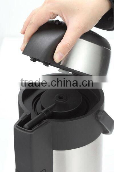 elephant stainless steel pump coffee pot