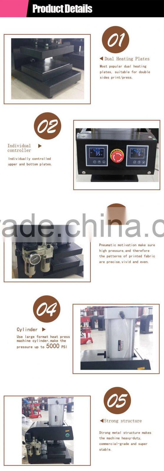 2015 Hottest type small dual plate heat rosin oil press machines
