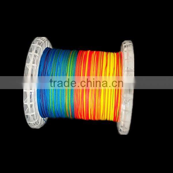 Multi-color 150m 1.0# 0.16mm 8 strand PE braided fishing line