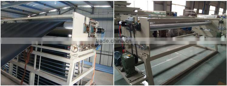 Black UV 2mm hdpe geomembrane pond liner machine