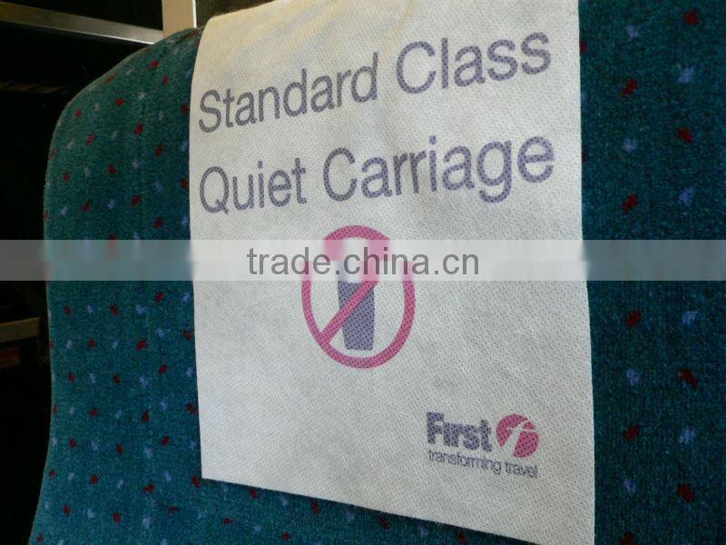 stitched or ultrosonic nonwoven Pillow Case with or without zipper