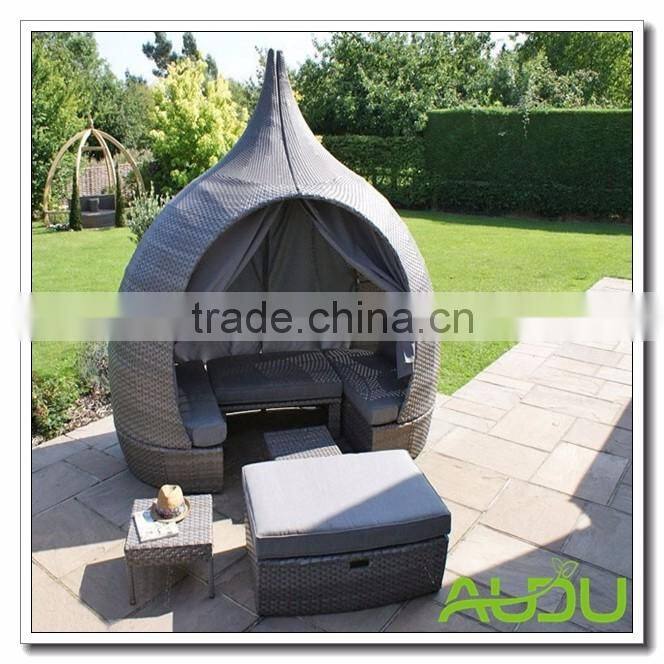 Audu Rattan Outside Wicker Aluminium Garden Outdoor Daybed