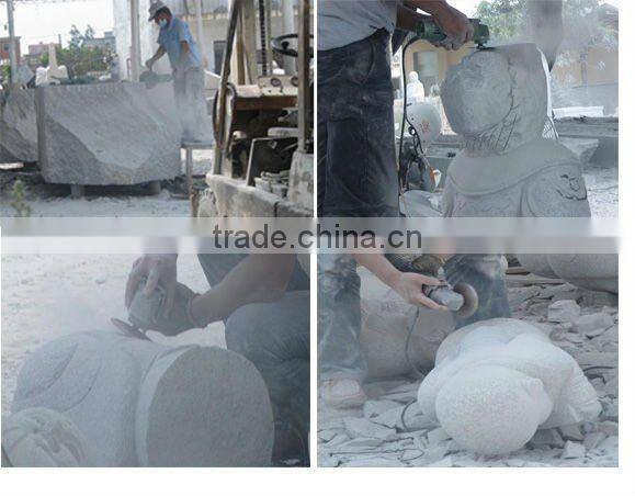 Fu dog statues on stone