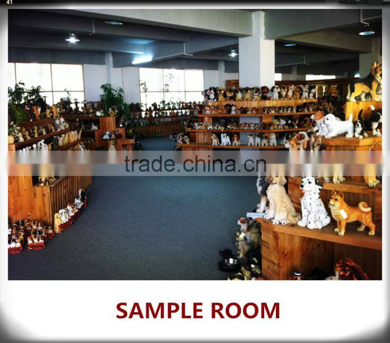 hot sellining decoractive dog resin garden statues