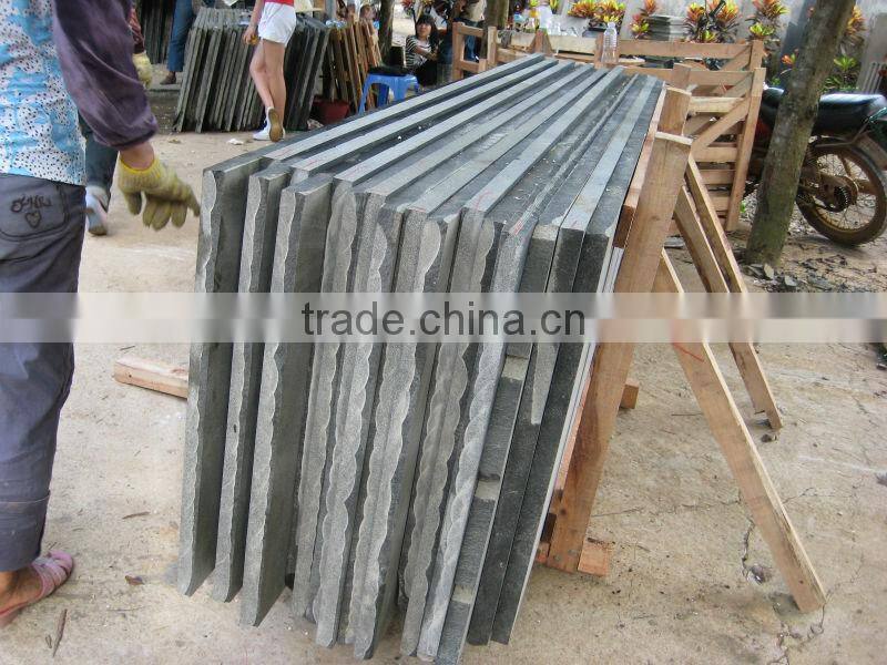 Natural basalt rock for landscaping