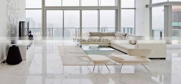 Carrara white marble tile
