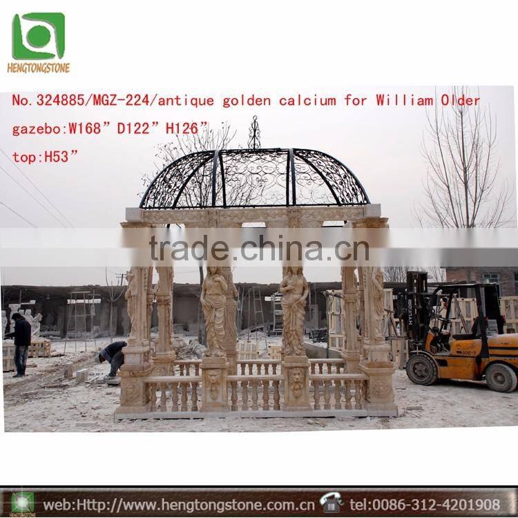 Large Cheap White Marble Patio Gazebo For Sale