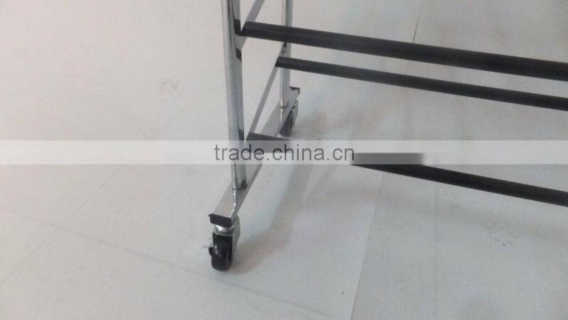 50 pair rolling shoes racking, shoes storage for 50 pairs