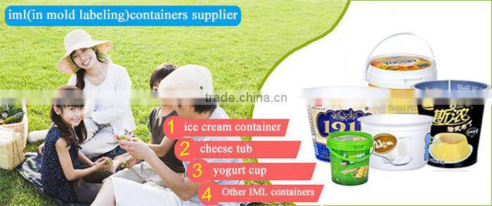 2015 Factory direct sale plastic butter containers