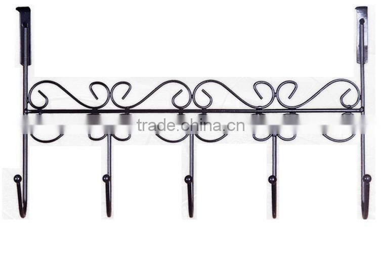 The Door 5 Hook Rack Decorative Hanger for Hanging Clothes Coat Hat
