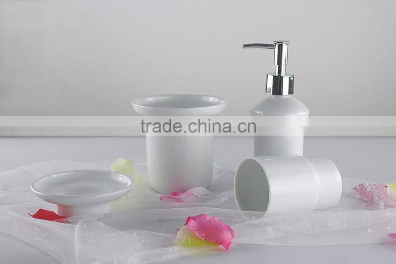 Factory direct custom ceramic bath set Bathroom accessories ceramic