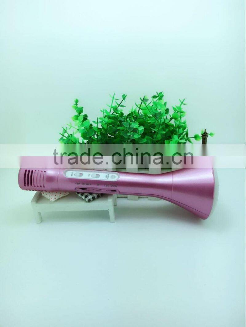 Mini Portable Cheap Hot Sale Bluetooth Wireless Handheld Karaoke With Colorful Flashlight