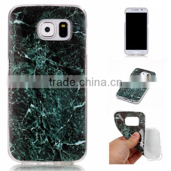 China phone case manufacturer, 2017 hot selling imd marble back cover for samsung s6 s6 edge