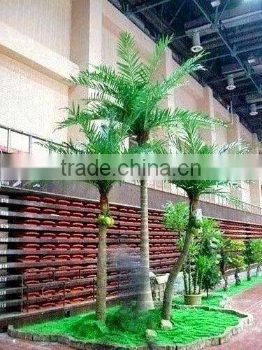 Home garden edging decorative 5ft to 16ft Height outdoor artificial green plastic palm trees EDS06 0844