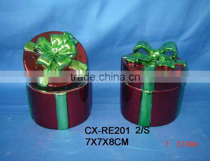 christmas ceramic music box -Ceramic Christmas Gift (hot sell)