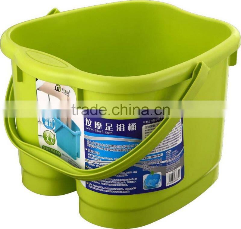Fashion Portable Plastic Foot Massage Spa Bucket