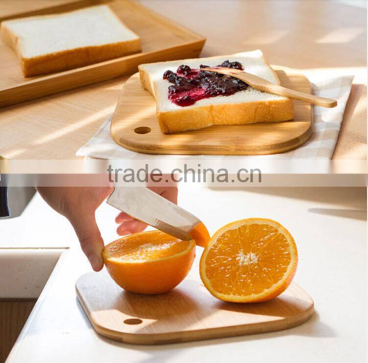 fruit cutting board, small cutting board,Bamboo Cutting Board for cakes or cheese