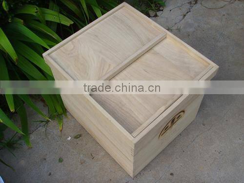 storage use wood packaging rice box 5 kg 10 kg wooden flour box