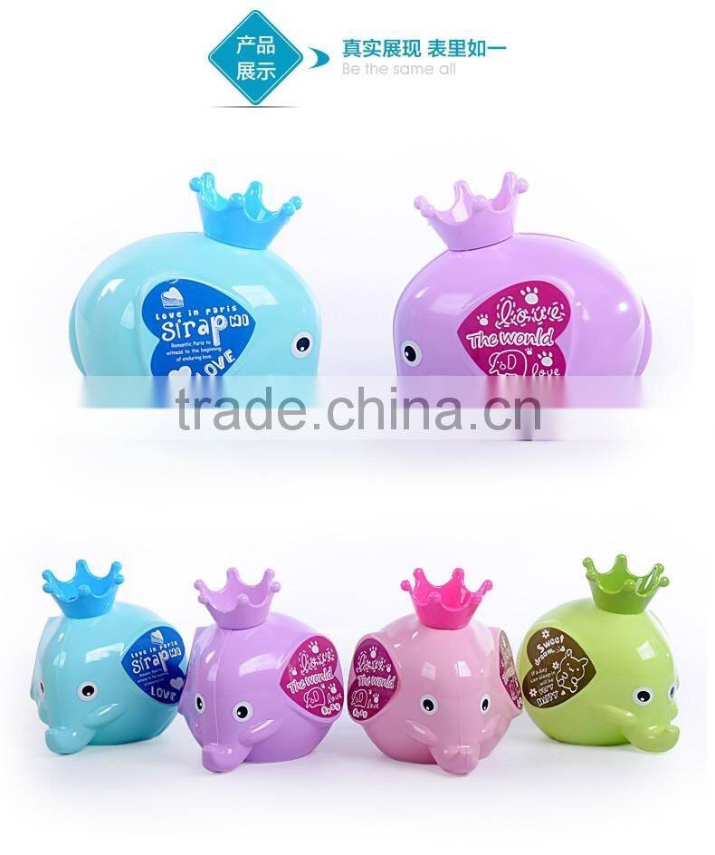 Animal Shape Plastic Penny Bank, plastic piggy bank