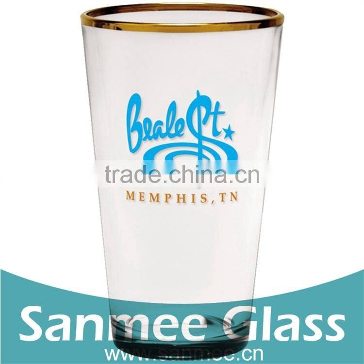 Round Glass Beer/Fruit Juice Cups for Wholesale