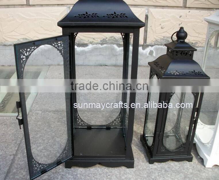 traditional decorative iron outdoor lantern