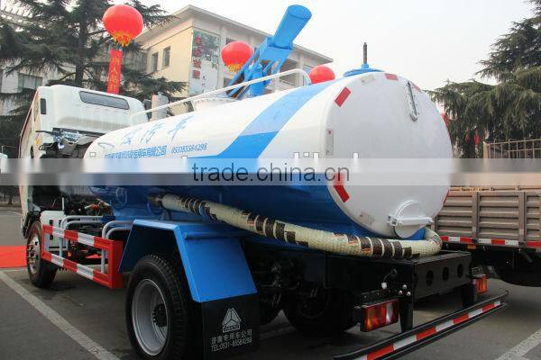 2014 new sinotruck howo 4x2 vacuum sewage sucking truck