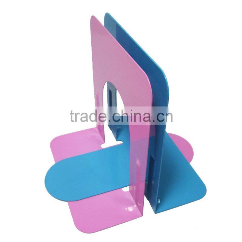 High quality colored simple design 5"metal desktop book stand