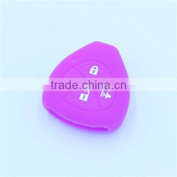for TOYOTA RAV4 Yaris Venza Camry Remote Key 3 BTN silicone key jackets