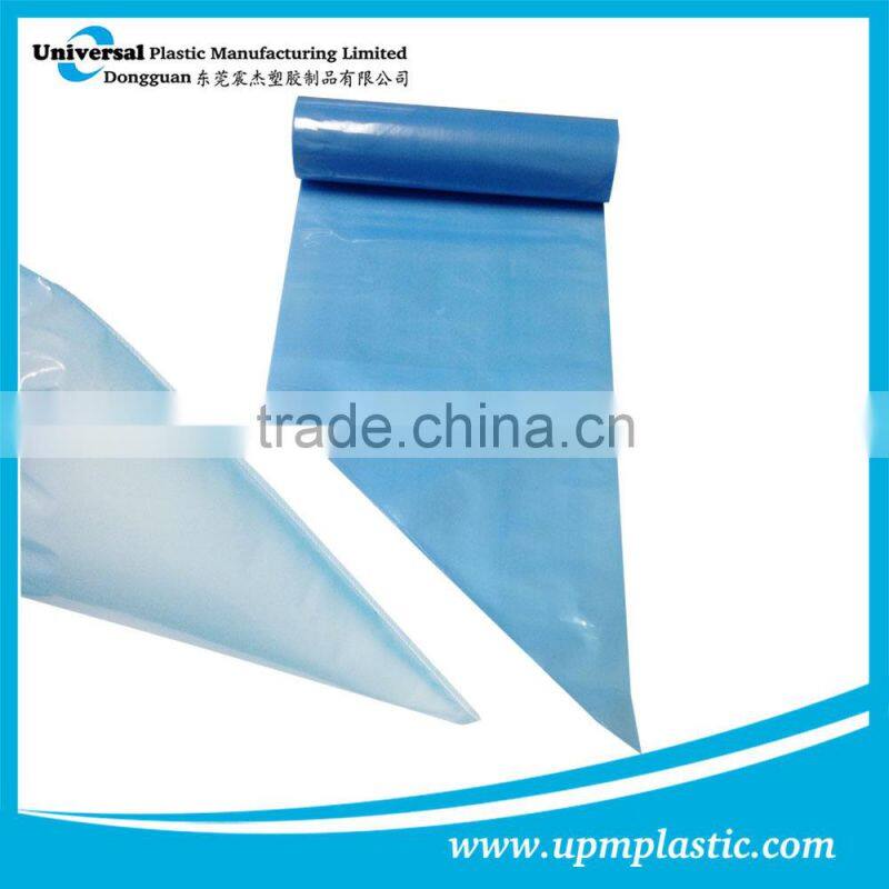 Disposable degradable food contact LDPE pointed bags