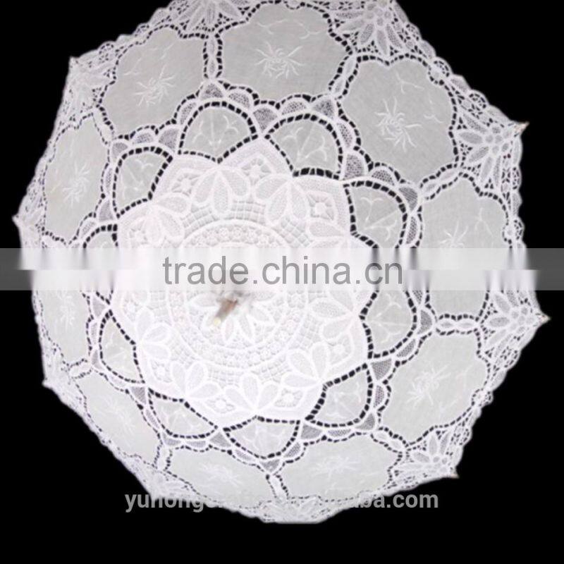 White lace parasols wholesale