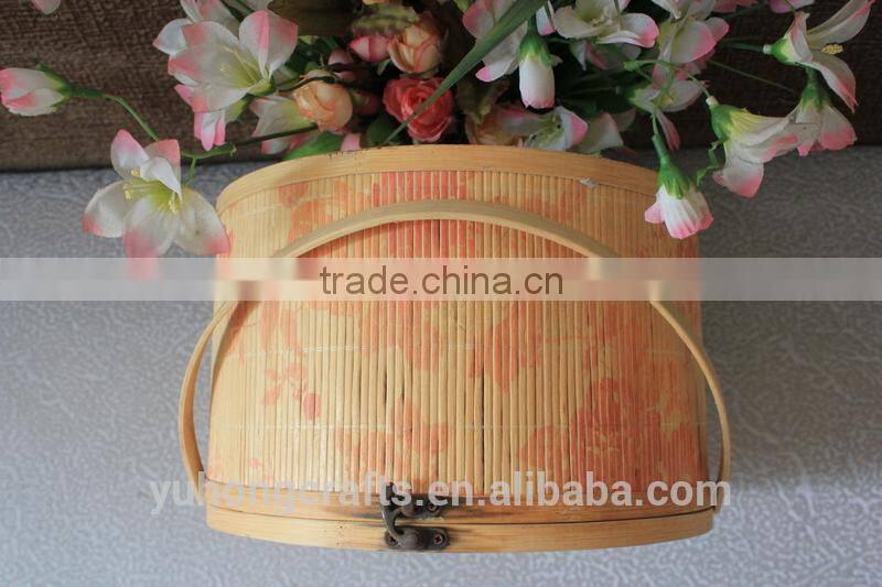 Natural and environmental bamboo basket