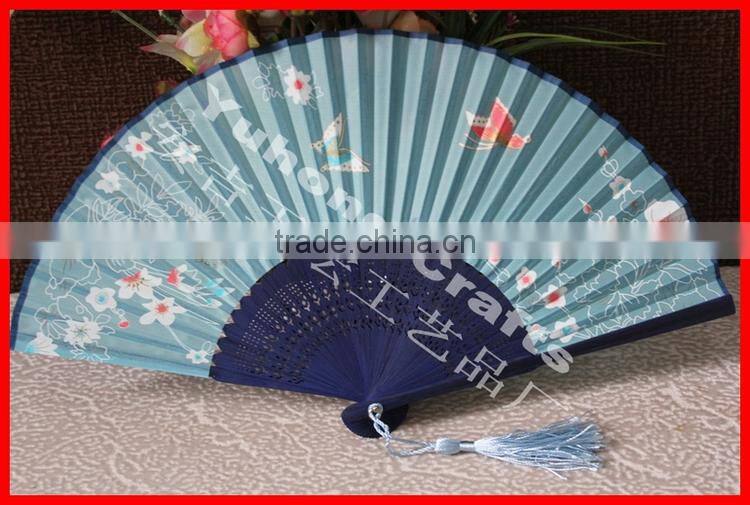 Customized Chinese hand held folding fan