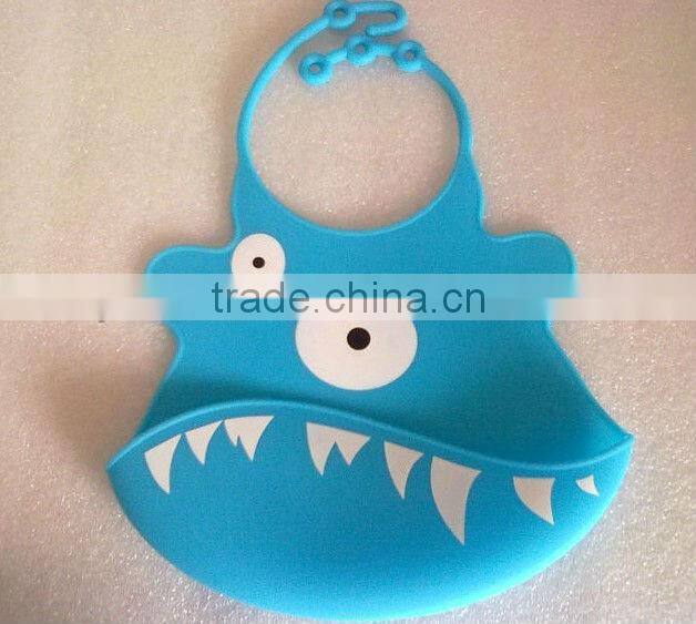 classic tiger design silicone baby bibs