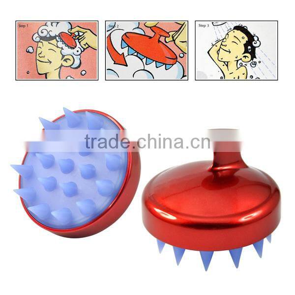 Beauty care materials silicone massage shower head brush