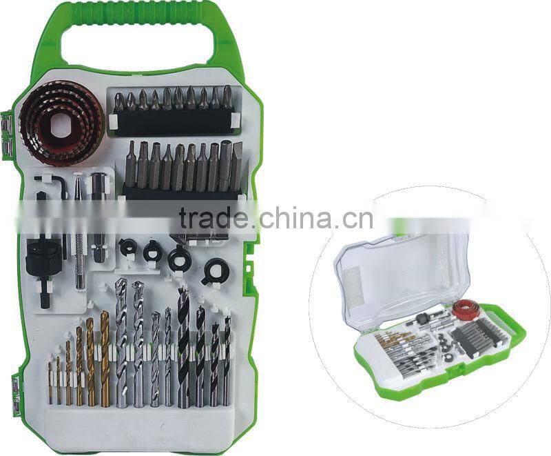 47pcs innovative drilling bit set in plastic case
