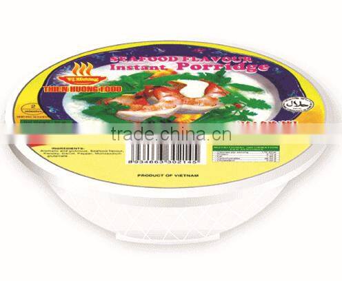 " VI HUONG" Instant Bowl Porridge 50g With Seafood Flavour - Thien Huong Food JSC