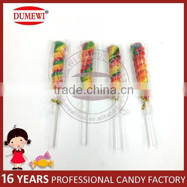 Fruit Flavor Handmade Twisty Colorful Lollipops