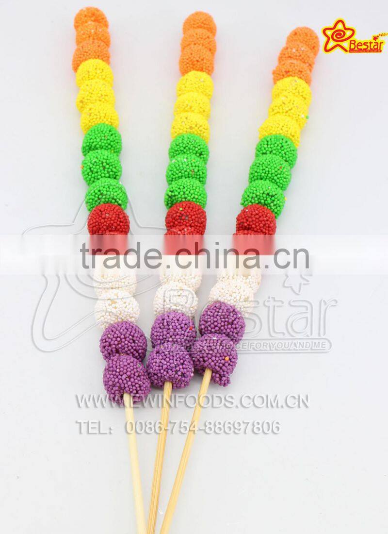 Jelly Bean Color Lollipop Candy