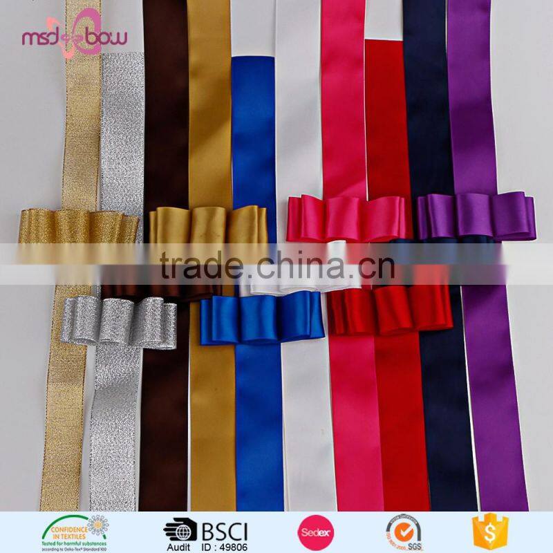 navy satin cheap ribbon for bows