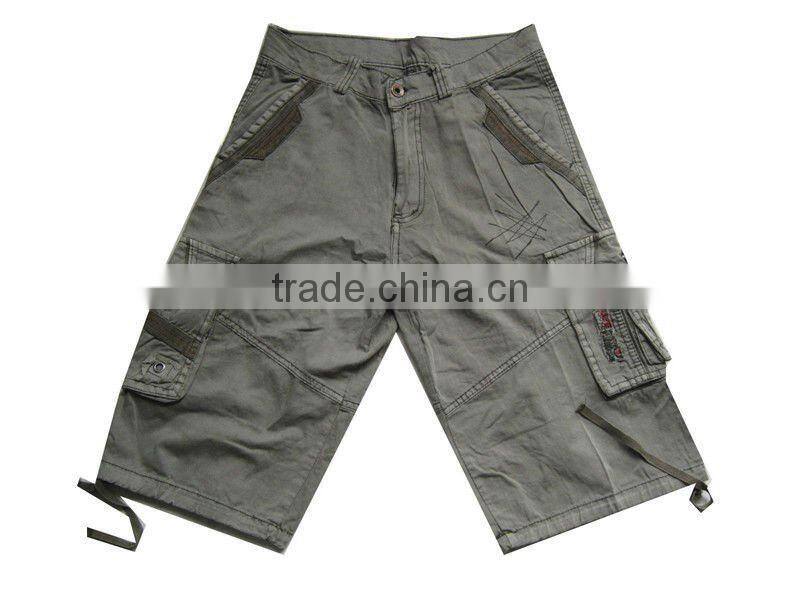 2012 new style men's stock canvas shorts 262