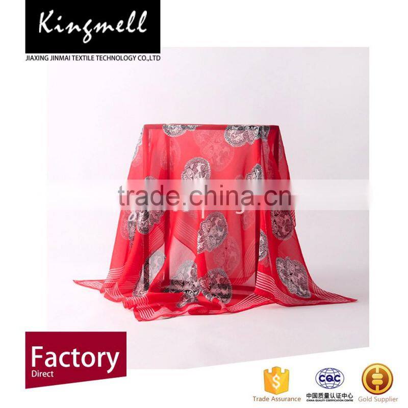 Soft handfeel elegant look lady fashion scarf and shawl 2016