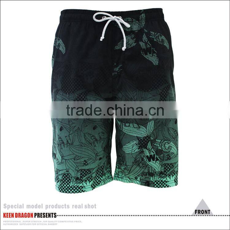 2016 NEW COLORFUL PRINTE BOARD SHORTS FOR MAN WITH BACK POCKET SWIM SHORTS