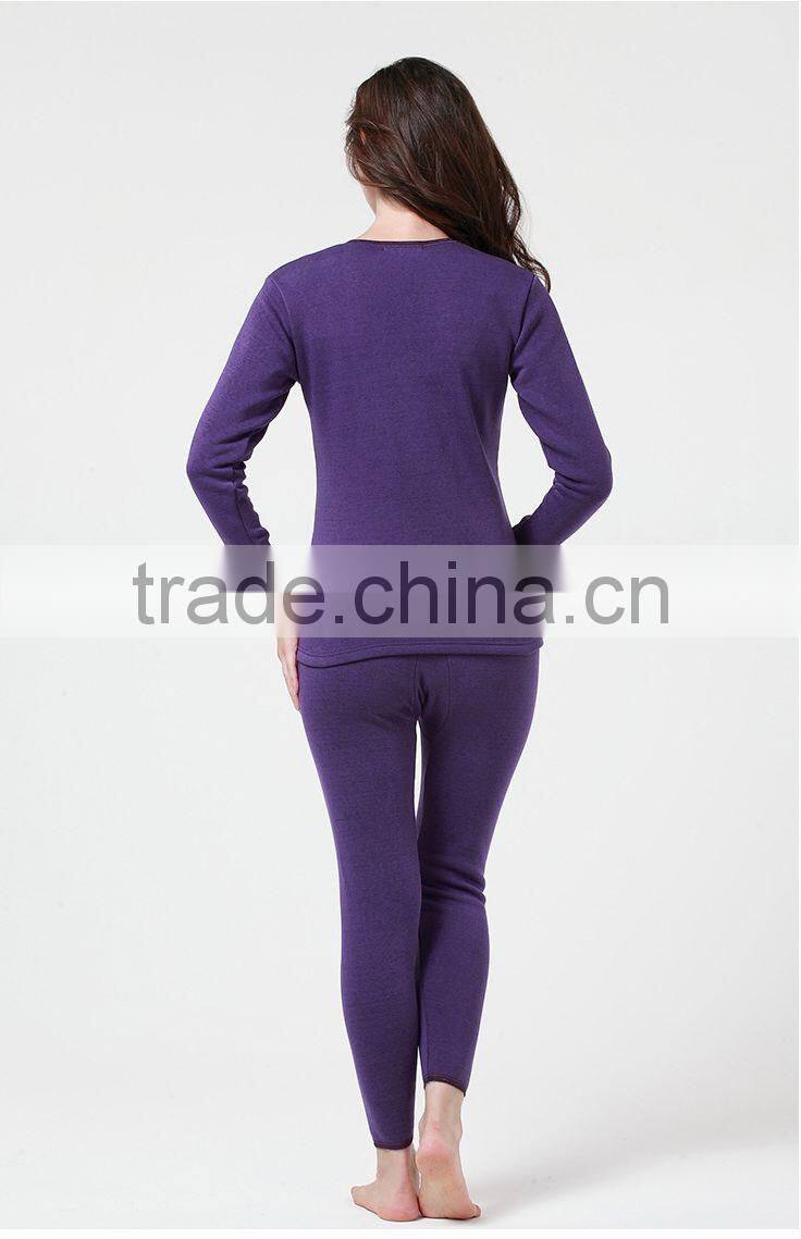promotional ladies long johns long shirt and long pants