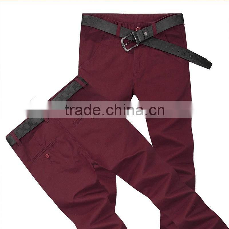 2016new promotional men's casual pants trousers cotton Korean Slim