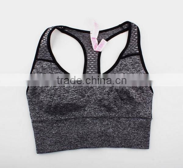2017 New Fashion Design Customized Your Own Brand Logo Breathable 90%Nylon 10%Spandex Women Yoga Singlet Sport Lady GYM Tank Top
