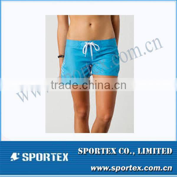 New Performance Plain Color Beach Womens Boardshorts MZ0406